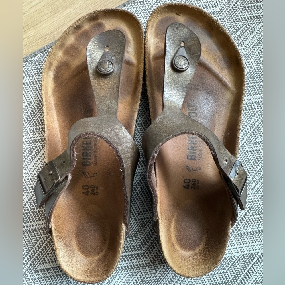 Birkenstock Brown Leather Sandals